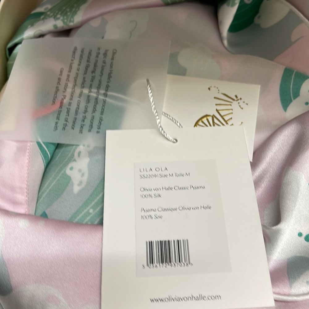 Olivia Von Halle Classic Pajama Lila Ola - Picture 6 of 10